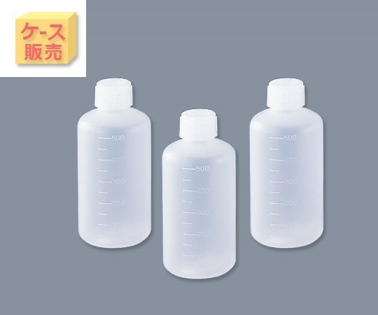 Chai nhựa miệng hẹp 500mL AS ONE 5-001-54, đóng gói 50 chiếc/ hộp